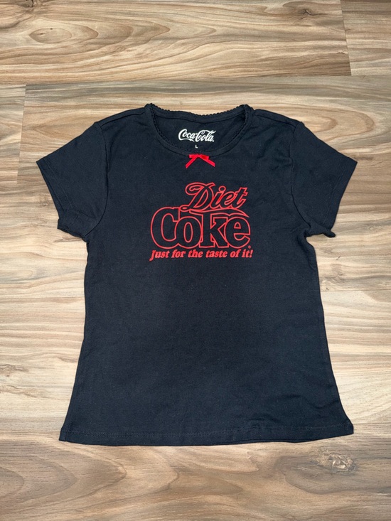 Coca-Cola Diet Coke Baby Tee Women’s Large Y2K Graphic T-Shirt